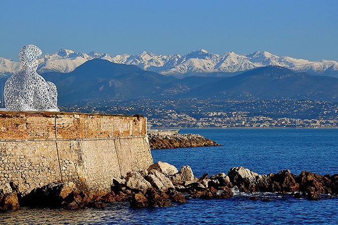 Jaume Plensa Artwork Antibes French Riviera