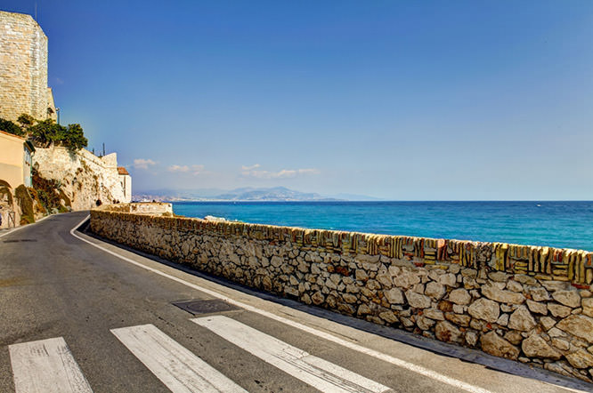 View from the ramparts of Antibes