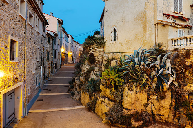 Old street in Antibes