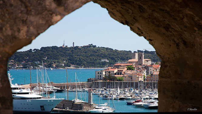 Antibes view from Fort Carré