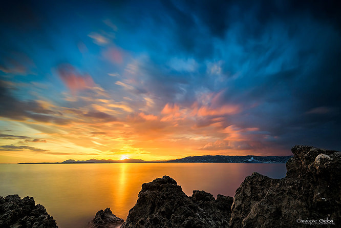 Sunset in Cap d'Antibes