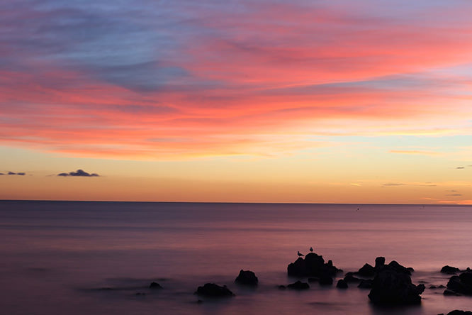 Autumn sunrise in Cap d'Antibes