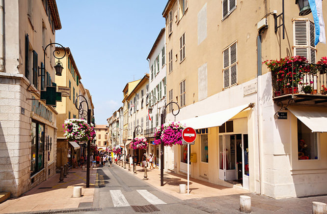 Streets of Antibes French Riviera