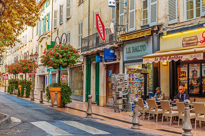 Antibes old town French Riviera