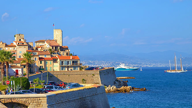 Antibes ramparts French Riviera
