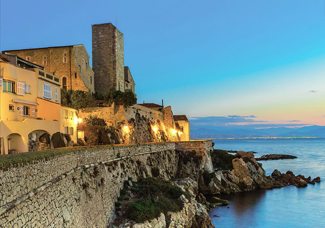 Antibes ramparts French Riviera