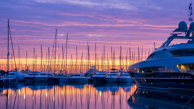 Sunrise in Antibes