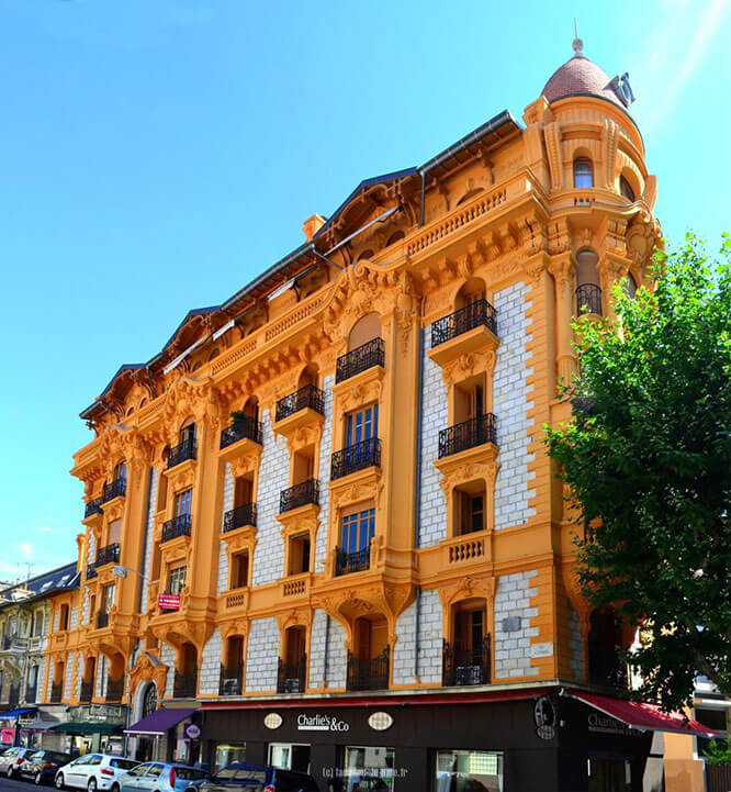 Art Nouveau Architecture in Nice France