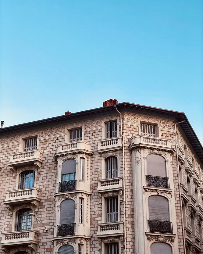 Art Nouveau Architecture in Nice France
