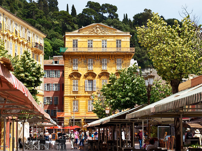 Baroque architecture in Nice France