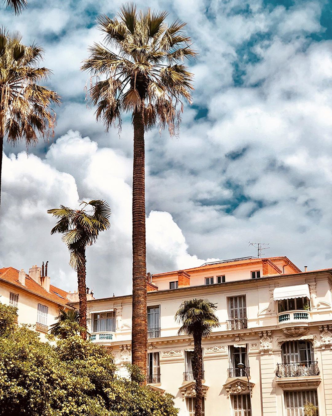 Classique architecture in Nice France