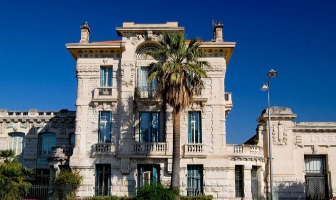 Classique architecture in Nice France