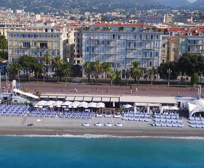Classique architecture in Nice France