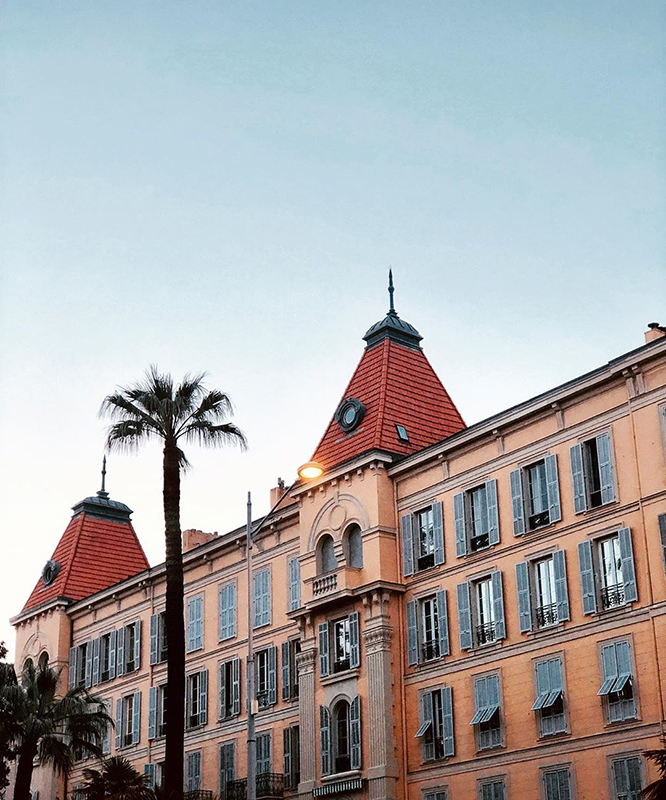 Classique architecture in Nice France