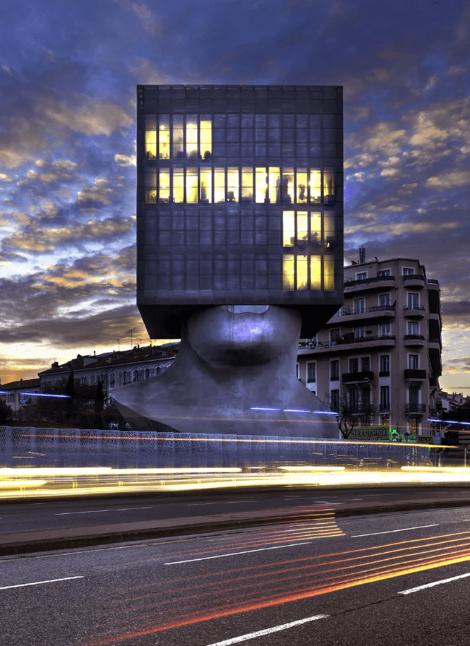 Contemporain architecture in Nice France