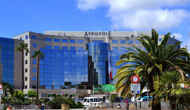 Contemporain architecture in Nice France