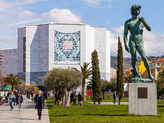 Contemporain architecture in Nice France