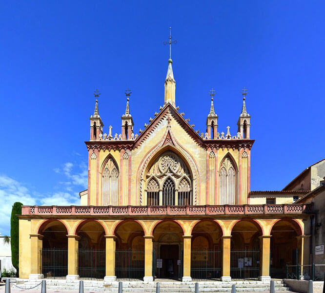 Gothique architecture in Nice France