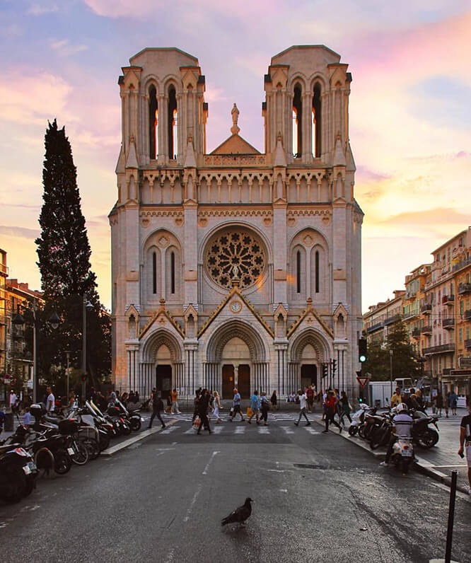 Basilique Notre Dame in Nice France