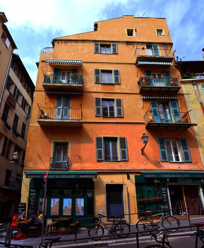 Niçois architecture in Nice France