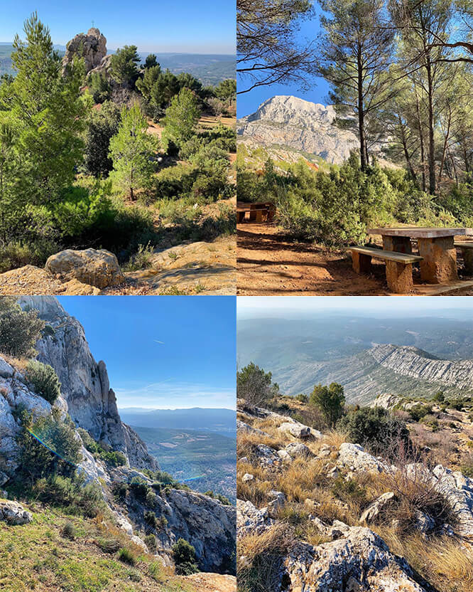 La montagne Ste Victoire Aix-en-Provence