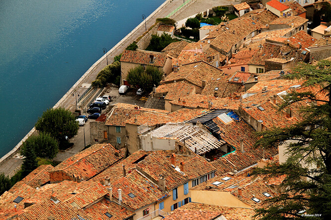 Roofs in Sisteron