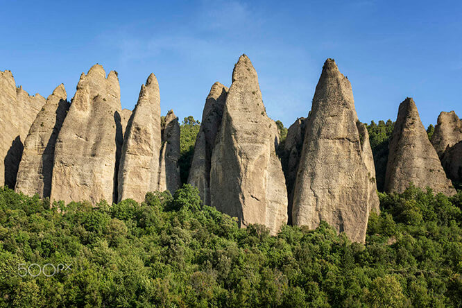 The Penitents des Mees Alpes de Haute-Provence