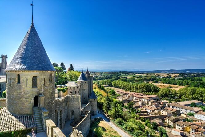 Small tower in Carcassonne