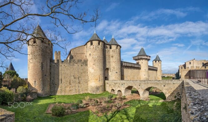 Château Comtal - 12th-century hilltop castle in Carcassonne