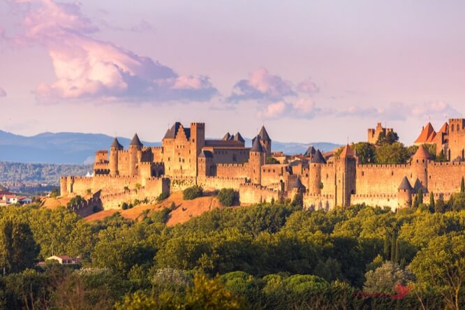 old fortified town of Carcassonne