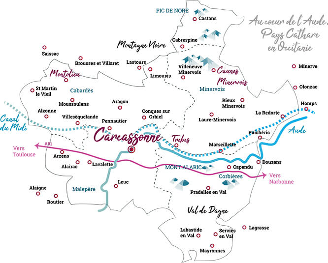 Map of Carcassonne