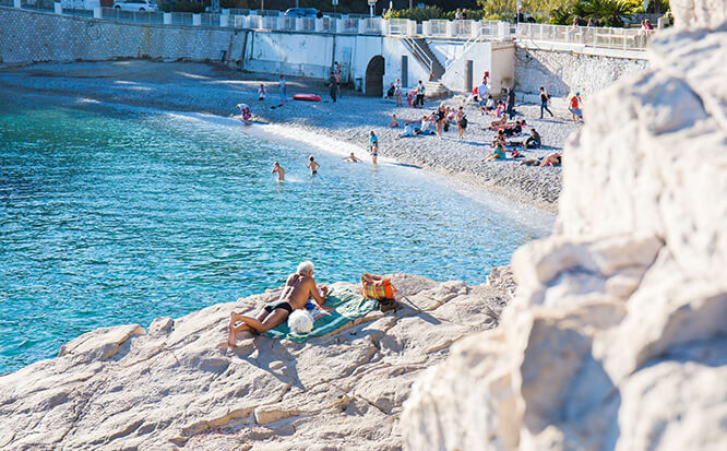 Beach in Cassis