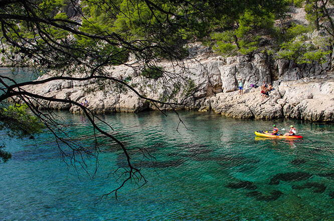 Kayaking in Port Pin