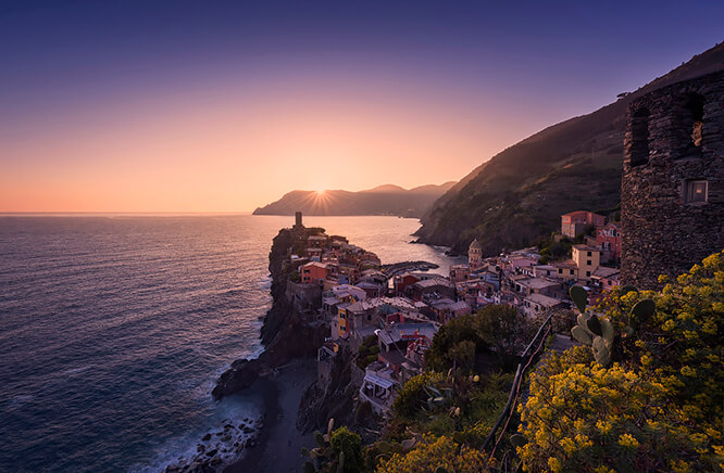 The quaint village of Vernazza Cinque Terre