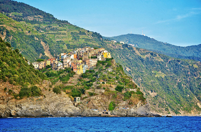 Corniglia, part of the magnificent Italian Cinque Terre region