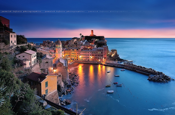 Evening at Vernazza