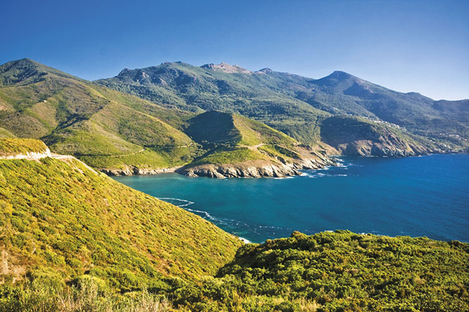 On the way in Cap Corse