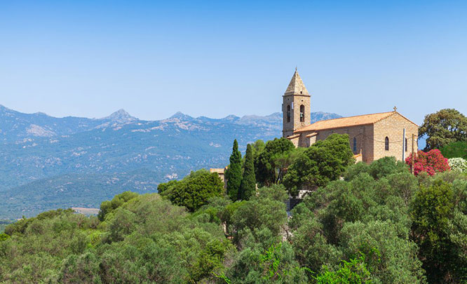 Church of Figari village