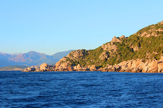 Corsican coastline