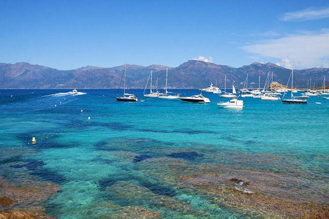 Sailing in Corsica