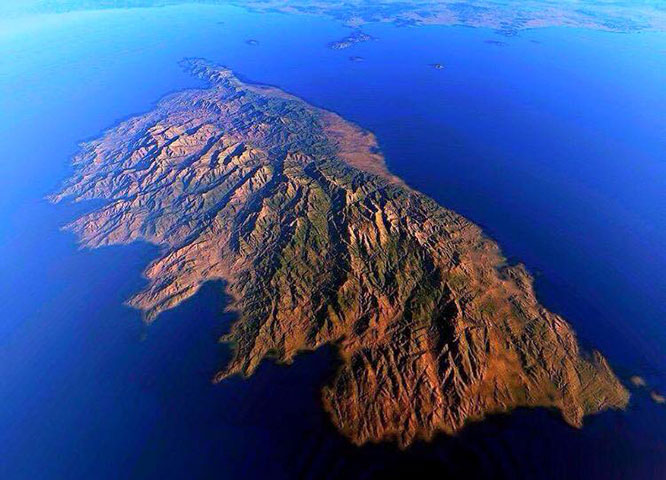Corsica aerial view