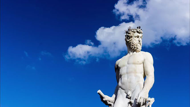 The Neptune fountain by Bartolomeo Ammannati