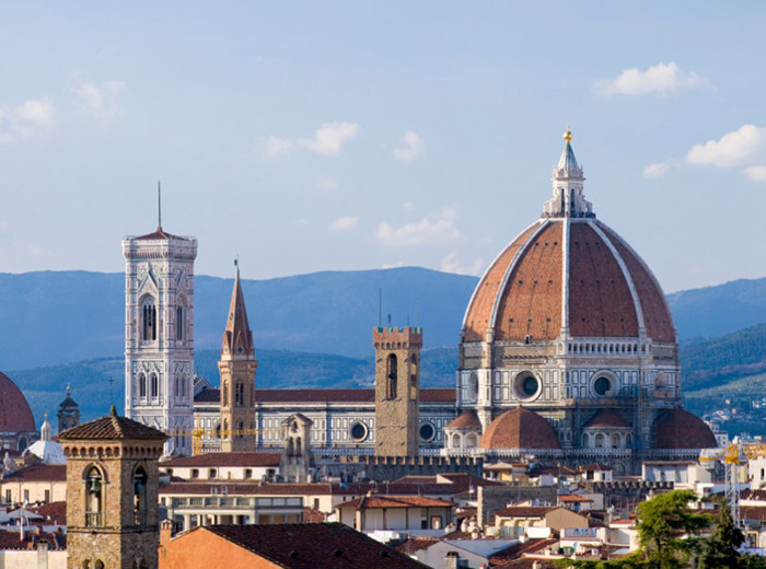 Cathedral and Duomo on the Florence City Skyline