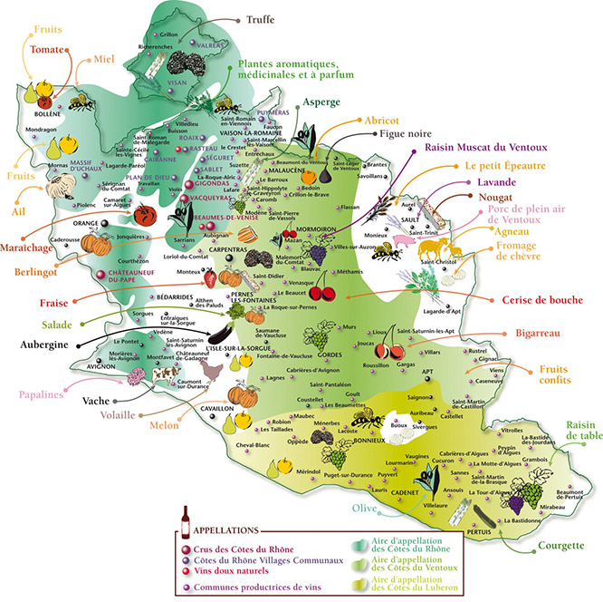 Map of Luberon