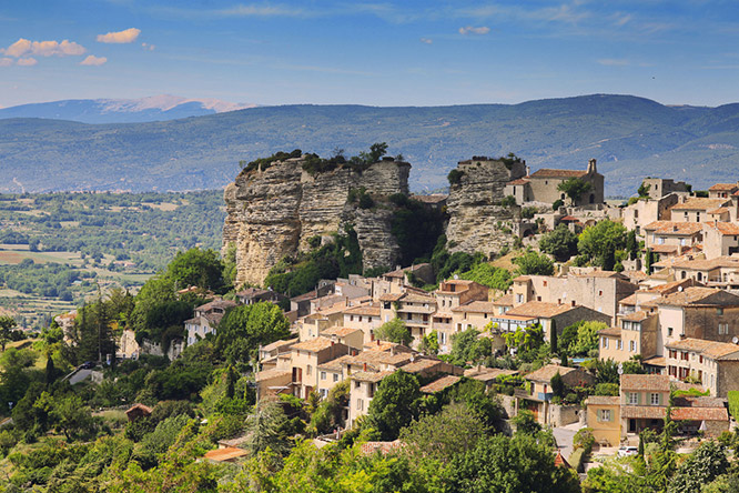 The village of Saignon