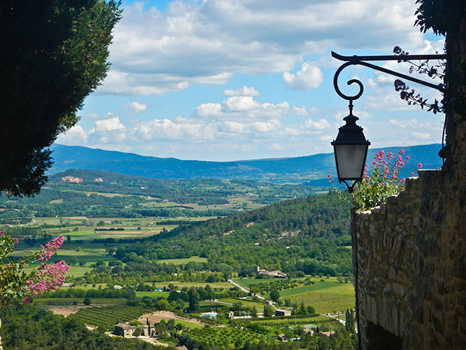 Panorama of Luberon from Gordes