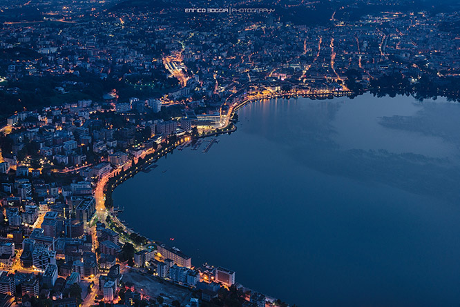 Blue hour in Lugano
