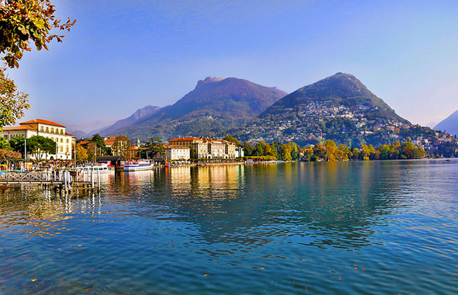 Lugano lake