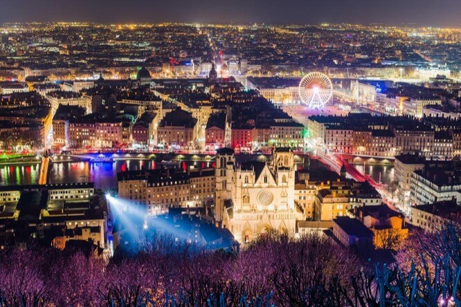 Feast of lights in Lyon