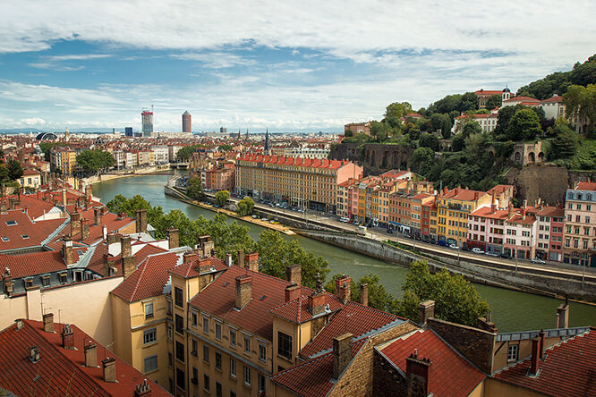 Lyon, Saône et Part-Dieu